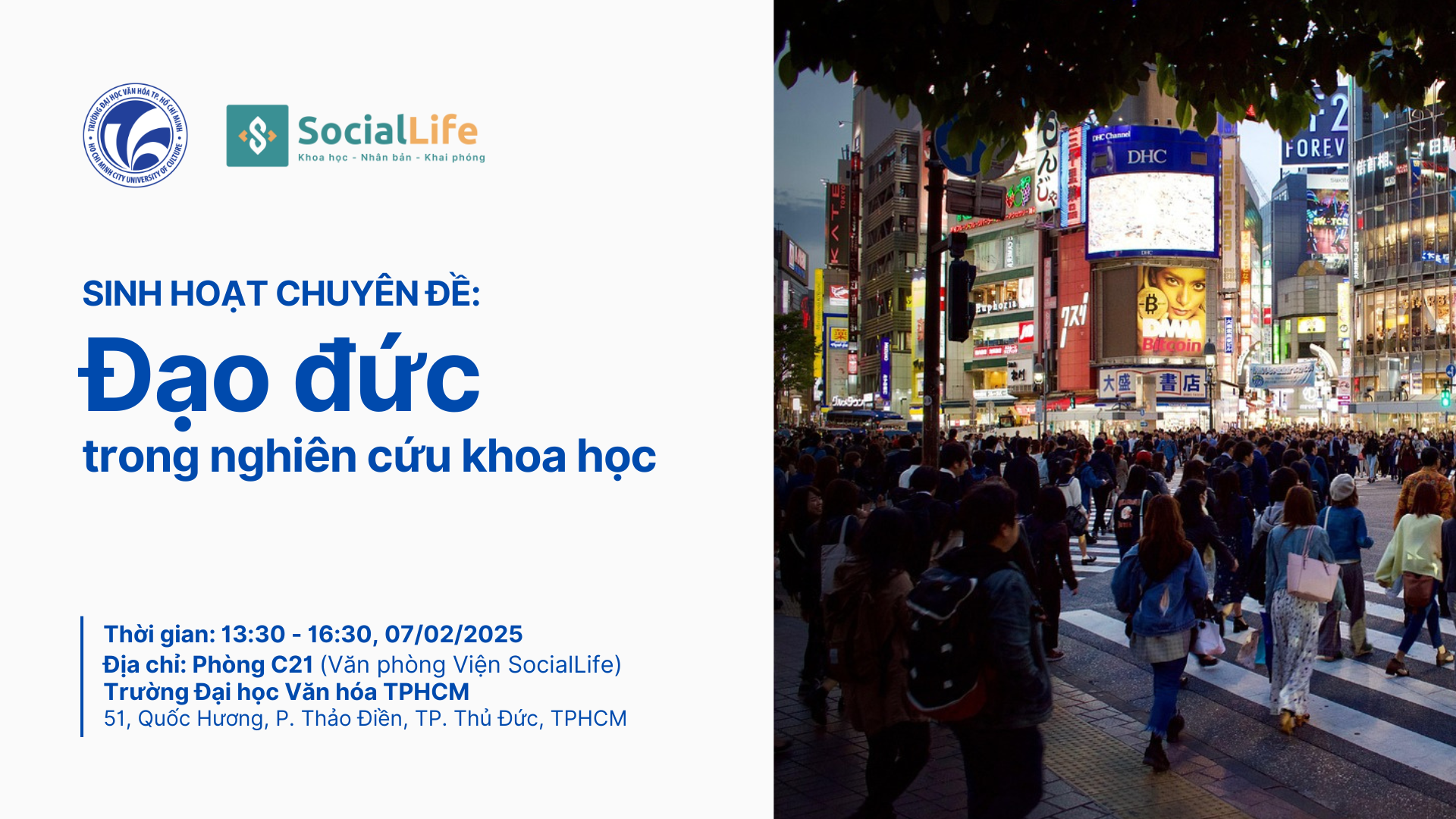 Sinh hoạt chuyên đề: Đạo đức trong nghiên cứu khoa học